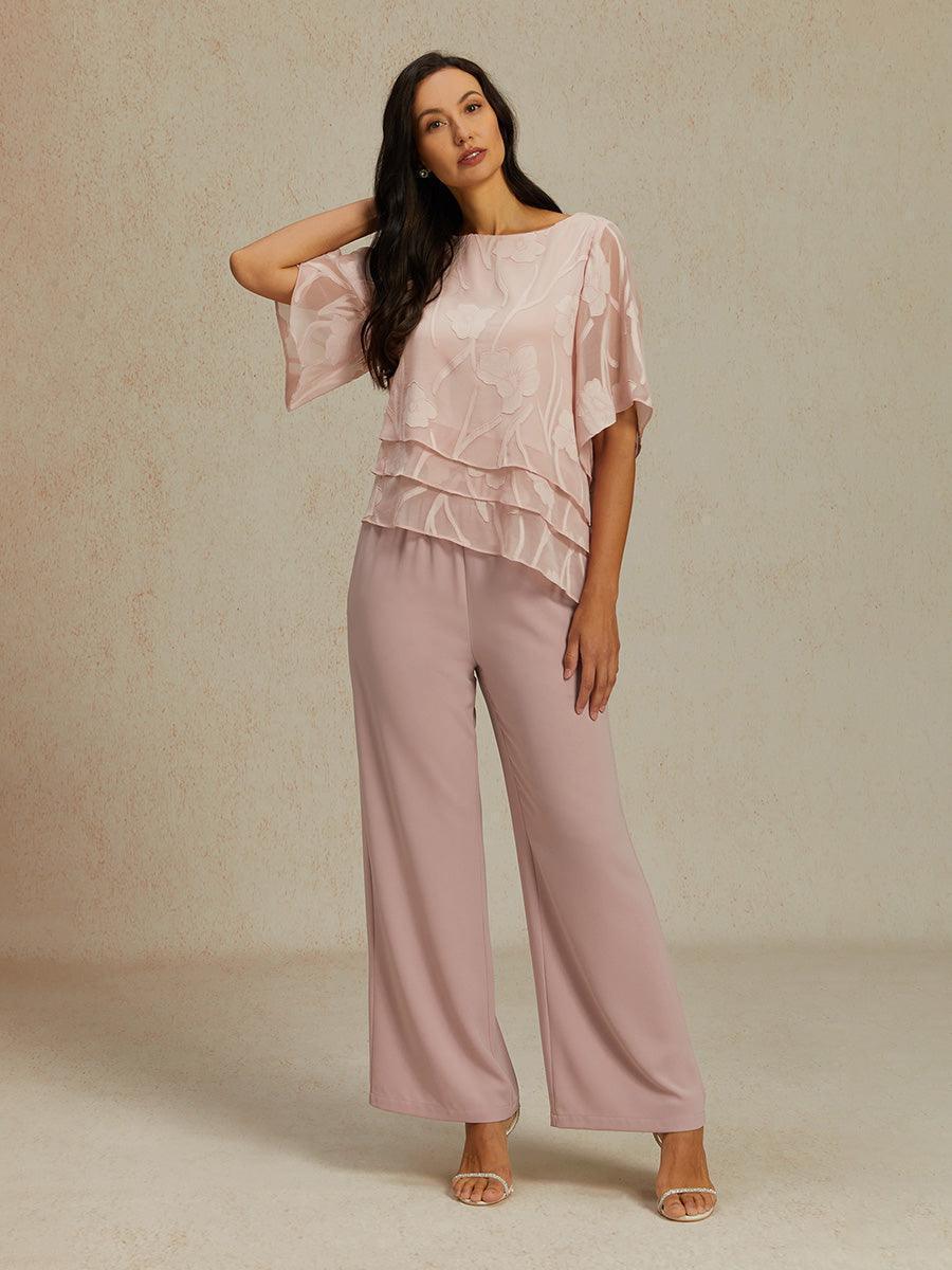 Floral Layered Chiffon Blouse