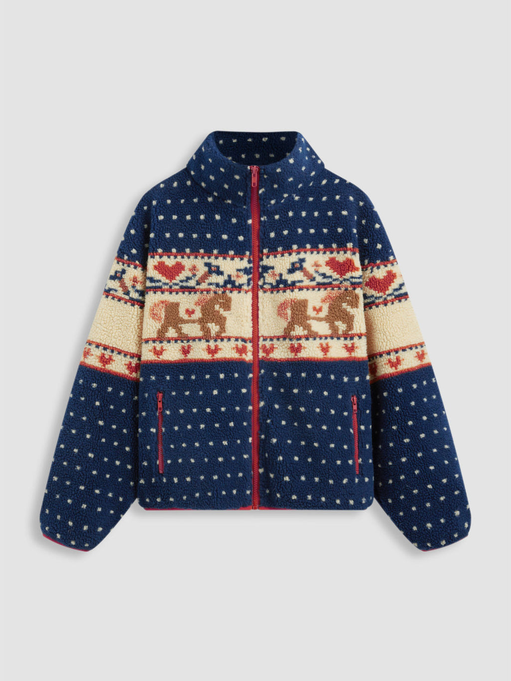 COZY XMAS FLEECE JACKET