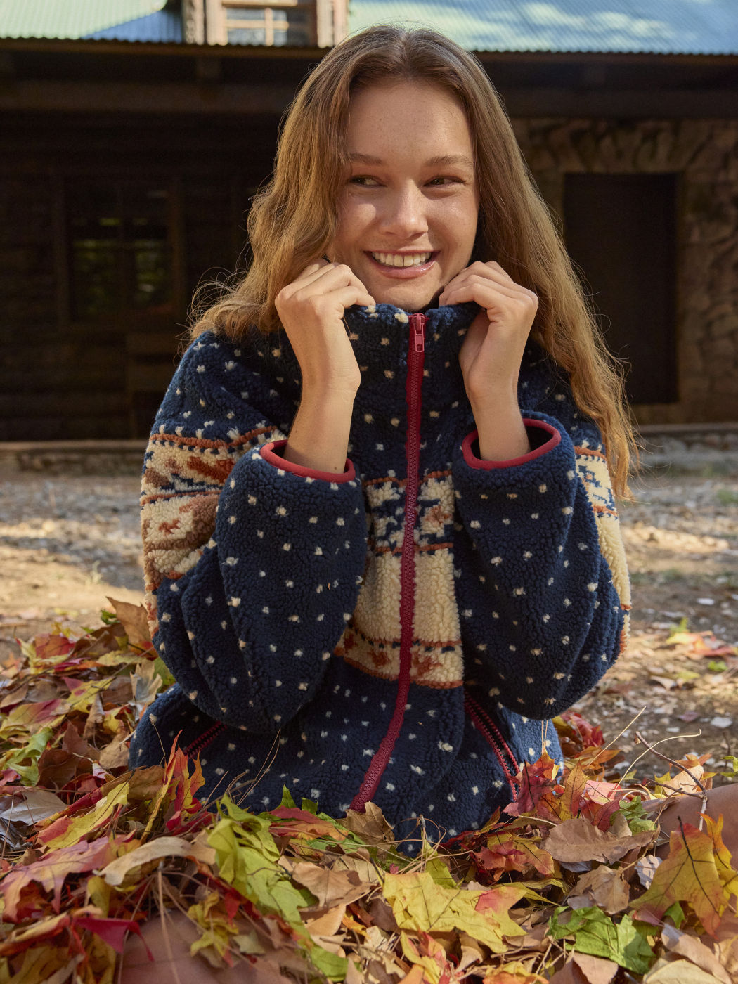 COZY XMAS FLEECE JACKET