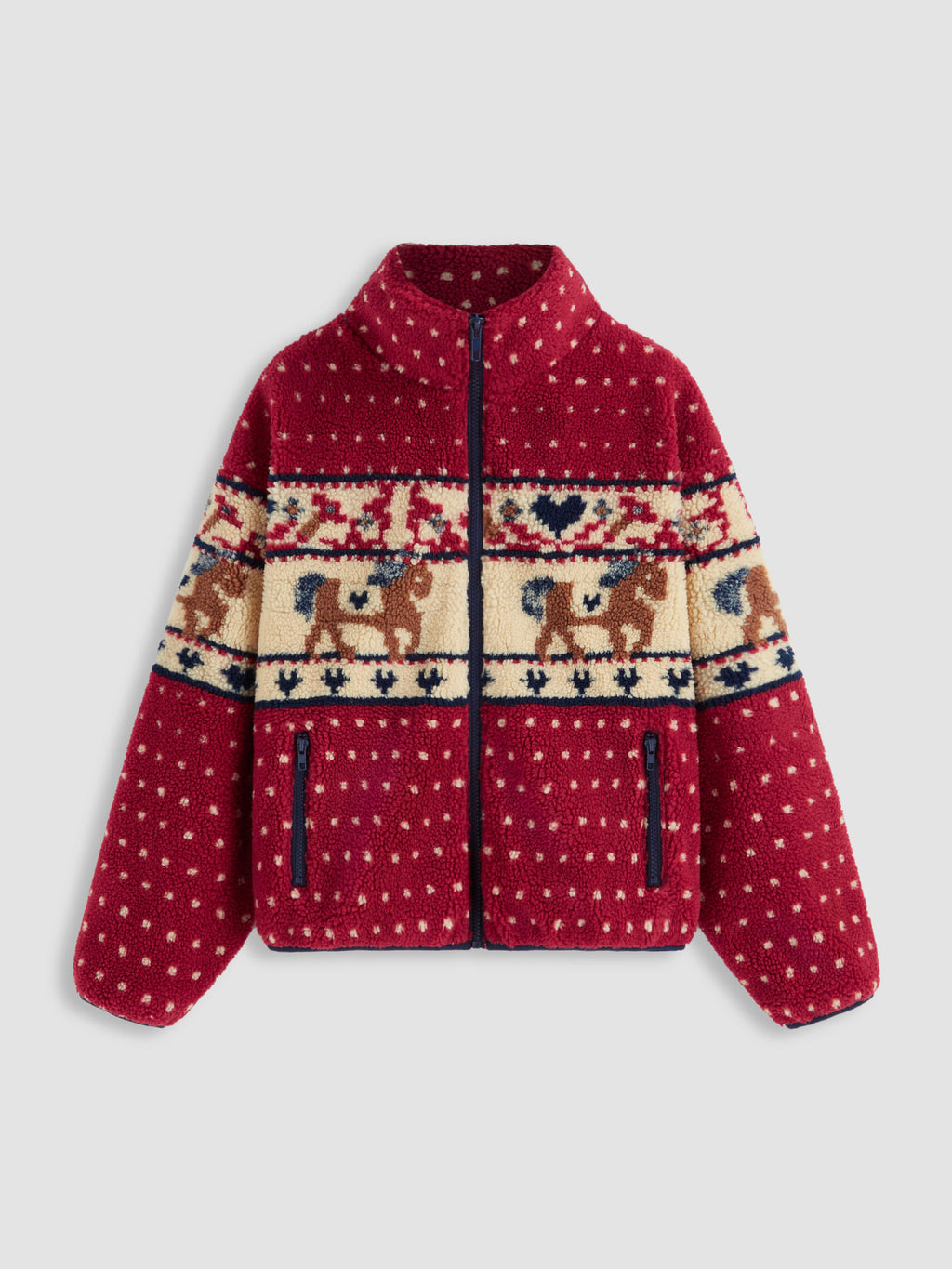 COZY XMAS FLEECE JACKET
